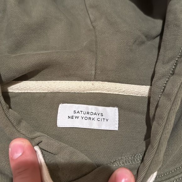 SNYC Olive hoodie - Picture 4 of 5